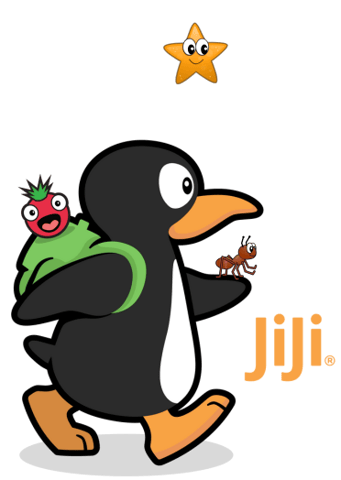 JiJi with Characters Puzzle Talks