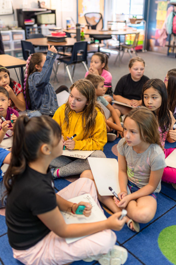 Students in classroom